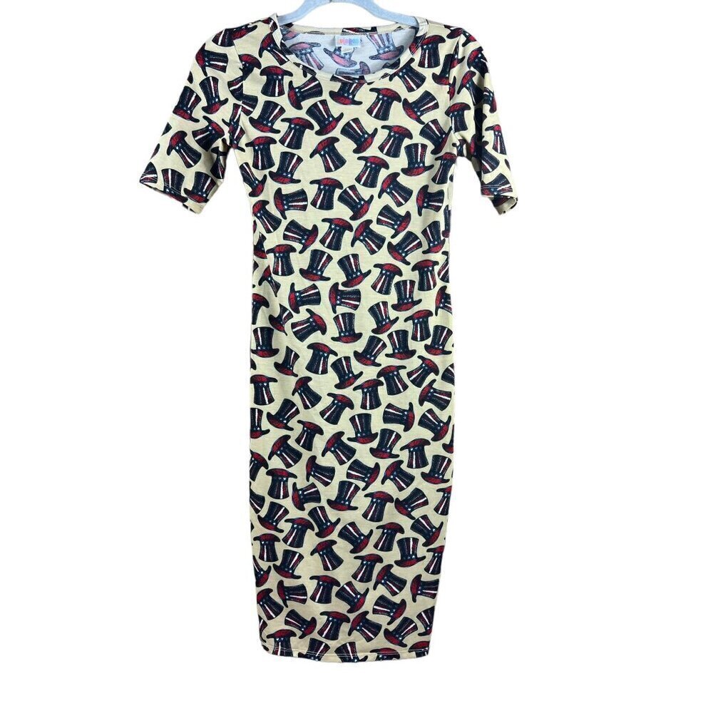 LulaRoe Julia Women's Patriotic A Line Dress
